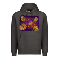 Smoke halloween leaves tool leather backround Premium Hoodie - RanaPortraitStore