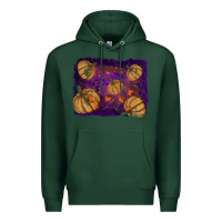 Sports Green halloween leaves tool leather backround Premium Hoodie - RanaPortraitStore