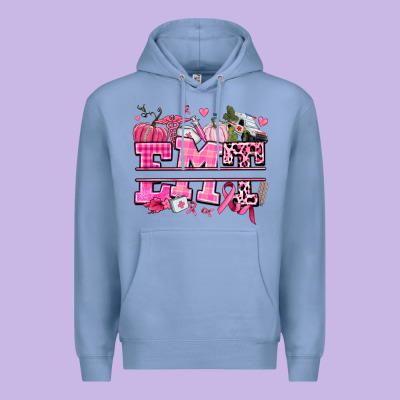 Emt Cancer And Fall Premium Hoodie Designed By Adodesignshop