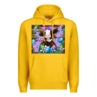 Lemon easter cow eggs flowers daisys Premium Hoodie - Artiststas