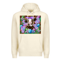Sandshell easter cow eggs flowers daisys Premium Hoodie - Artiststas