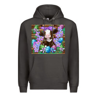 Smoke easter cow eggs flowers daisys Premium Hoodie - Artiststas