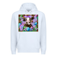 White easter cow eggs flowers daisys Premium Hoodie - Artiststas