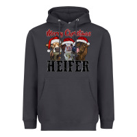 Smoke merry christmas heifer Heavyweight Hoodie - RanaPortraitStore