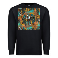 Black faith cross seamless pattern Premium Sweatshirt - HRA Design Shop