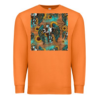 Carrot faith cross seamless pattern Premium Sweatshirt - HRA Design Shop