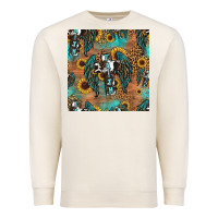 Sandshell faith cross seamless pattern Premium Sweatshirt - HRA Design Shop