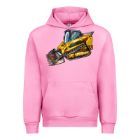 Fuchsia Pink Compact Track Loader Urban Hoodie - LillyAllenDesigns