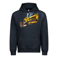 Navy Compact Track Loader Urban Hoodie - LillyAllenDesigns