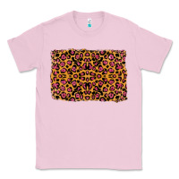 Bubblegum Pink leopard glitter background Classic Tee - RanaPortraitStore