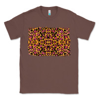 Chestnut leopard glitter background Classic Tee - RanaPortraitStore