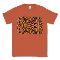 Copper leopard glitter background Classic Tee - RanaPortraitStore