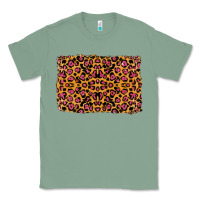 Sage leopard glitter background Classic Tee - RanaPortraitStore