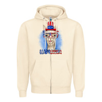 Sandshell llamerica Zipper Hoodie - RanaPortraitStore