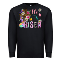 Black he is risen easter Premium Sweatshirt - Neo Western
