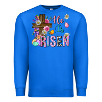 True Royal he is risen easter Premium Sweatshirt - Neo Western