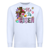 He Is Risen Easter Premium Sweatshirt | Teevron