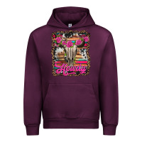 Mauve Wine howdy valentine's day bull skull Urban Hoodie - Jasminsmagicworld