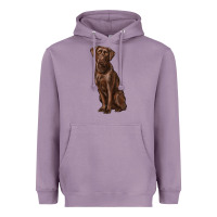 Lavender labrador retriever Heavyweight Hoodie - RanaPortraitStore