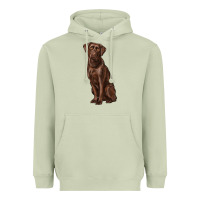 Matcha labrador retriever Heavyweight Hoodie - RanaPortraitStore