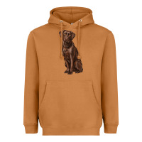 Meerkat labrador retriever Heavyweight Hoodie - RanaPortraitStore