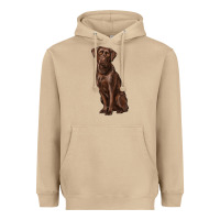 Mushroom labrador retriever Heavyweight Hoodie - RanaPortraitStore