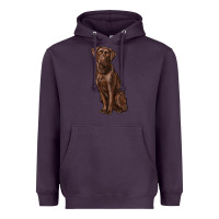 Plum labrador retriever Heavyweight Hoodie - RanaPortraitStore