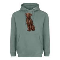 Sage labrador retriever Heavyweight Hoodie - RanaPortraitStore