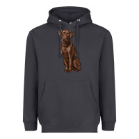 Smoke labrador retriever Heavyweight Hoodie - RanaPortraitStore