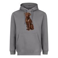 Storm labrador retriever Heavyweight Hoodie - RanaPortraitStore