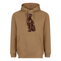 Toasted Coconut labrador retriever Heavyweight Hoodie - RanaPortraitStore
