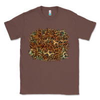 Chestnut leopard tooled leather turquoise Classic Tee - RanaPortraitStore