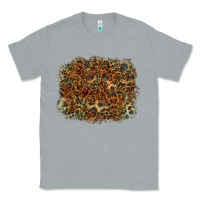 Heather Grey leopard tooled leather turquoise Classic Tee - RanaPortraitStore