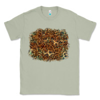 Matcha leopard tooled leather turquoise Classic Tee - RanaPortraitStore
