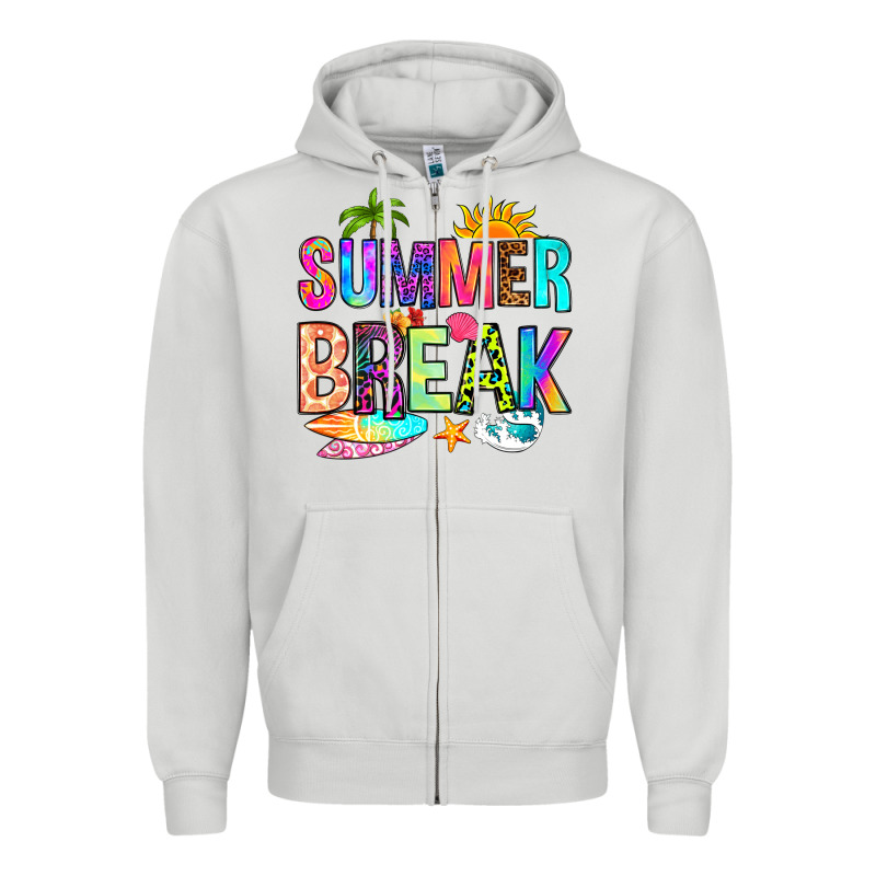 Summer Break Zipper Hoodie by RanaPortraitStore | Teevron