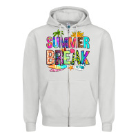 Dove Grey summer break Zipper Hoodie - RanaPortraitStore