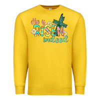 Lemon He is risen indeed Easter Premium Sweatshirt - CowGirlArtShop