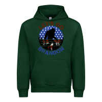 Forest Green let's go brandon bigfoot Urban Hoodie - Jasminsmagicworld