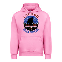 Fuchsia Pink let's go brandon bigfoot Urban Hoodie - Jasminsmagicworld