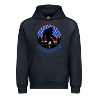 Navy let's go brandon bigfoot Urban Hoodie - Jasminsmagicworld