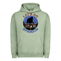 Pigment Oil Green let's go brandon bigfoot Urban Hoodie - Jasminsmagicworld