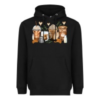 Black latte coffee cups Heavyweight Hoodie - Zillion Design Studio