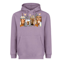 Lavender latte coffee cups Heavyweight Hoodie - Zillion Design Studio
