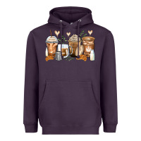 Plum latte coffee cups Heavyweight Hoodie - Zillion Design Studio
