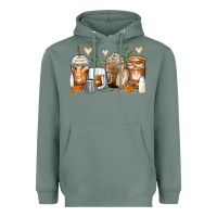 Sage latte coffee cups Heavyweight Hoodie - Zillion Design Studio
