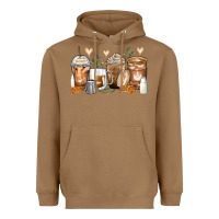 Toasted Coconut latte coffee cups Heavyweight Hoodie - Zillion Design Studio