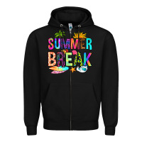 Black summer break Zipper Hoodie - RanaPortraitStore