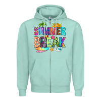 Summer Break Zipper Hoodie | Teevron