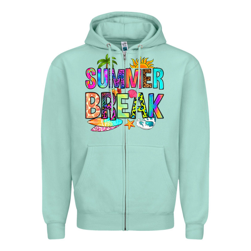 Summer Break Zipper Hoodie by RanaPortraitStore | Teevron