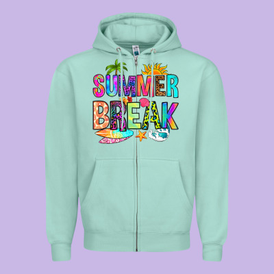 Zipper Hoodie summer break